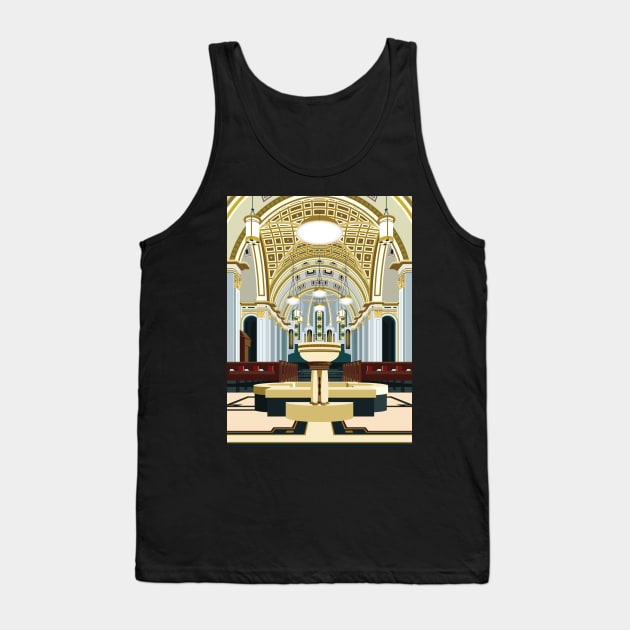 Cathedral Interior Tank Top by Nathan Watkins Design